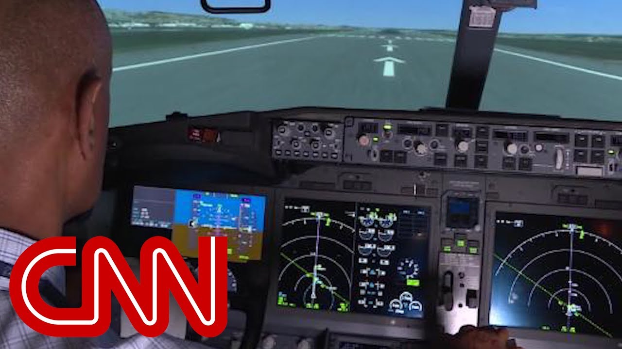 Cnn S Exclusive Look Inside A Boeing 737 Max Simulator