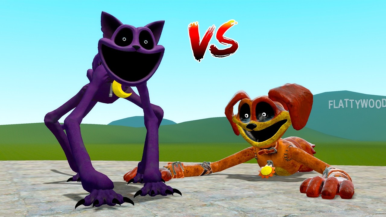 WHO IS STRONGER: DOGDAY OR CATNAP POPPY PLAYTIME In Garry's Mod!