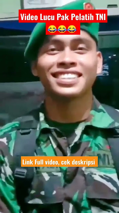 Aksi Kocak Pak Pelatih TNI #videolucutni #shorts #armychannel #pendidikantniad