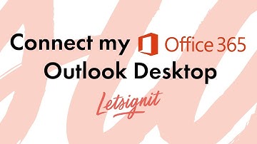 Office 365 and Outlook: Connect my email signatures to Outlook Desktop
