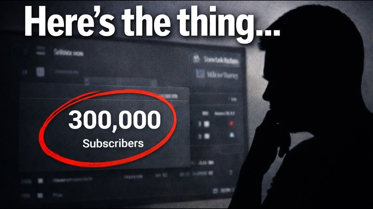 300,000 Subscribers Later... Here's What I Realized