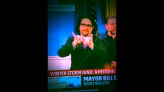 Jonathan Lamberton_New York City Mayor Bill de Blasio's sign language interpreter
