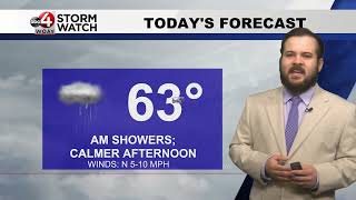Christian's Morning Forecast [5/11/2026]: Rain Moves Through; Calmer Afternoon