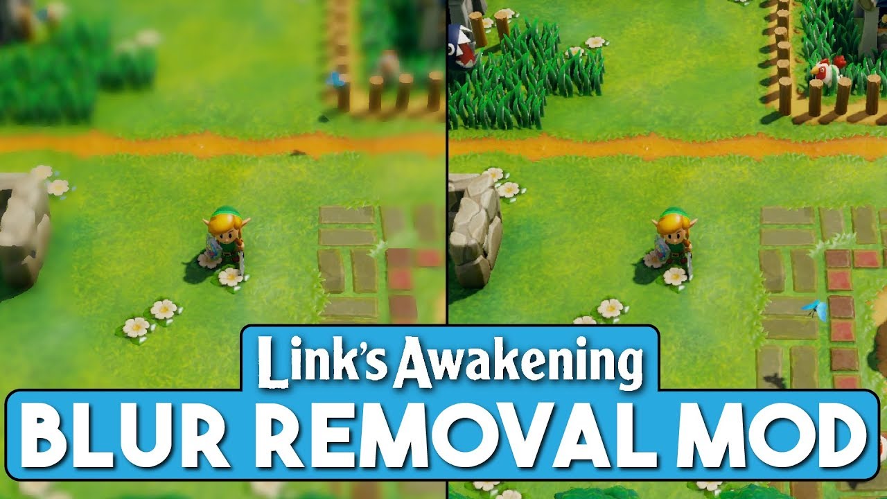 Links awakening blur removal