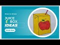 How to Draw Apple 🍎 Juice box|| Juice drawing