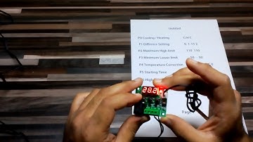 W1209 thermostat Incubator controller detailed internal setting explain