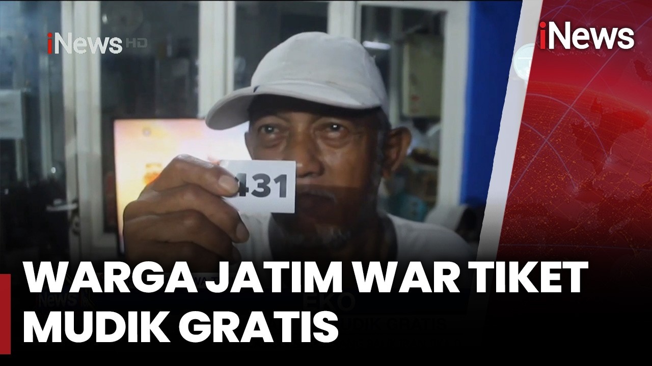 Ribuan Warga Jatim Berebut Tiket Mudik Gratis | iNews Pagi (9/3)
