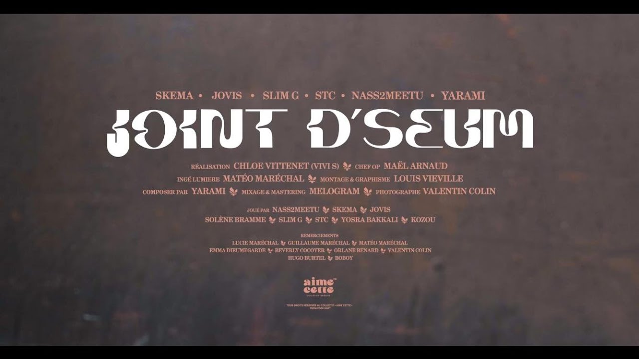 Guarda aimecette - JOINT DE SEUM (feat Nass2meetu, Skema, Jovis, Slim g & ST) Prod by Yarami su YouTube Guarda aimecette - JOINT DE SEUM (feat Nass2meetu, Skema, Jovis, Slim g & ST) Prod by Yarami su YouTube