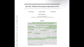 QLoRA: Efficient Finetuning of Quantized LLMs