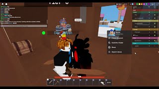 GOT IN A GAME WITH RussoTalks | Roblox Bed Wars