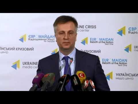 Valentyn Nalyvaichenko. Ukraine Crisis Media Center, 18th of November 2014