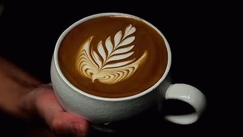 A cup of latte art for today | Barista 