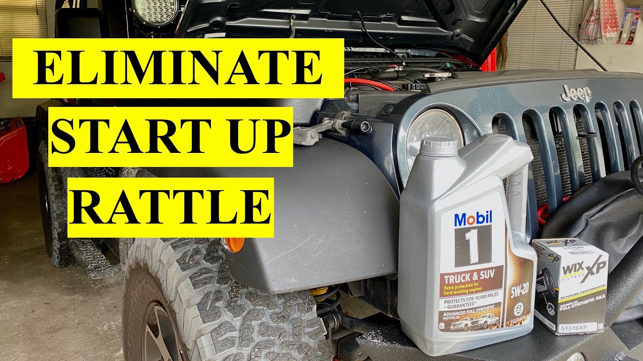 Cold Start Up Rattle Noise on Jeep Wrangler - Easy Fix - YouTube