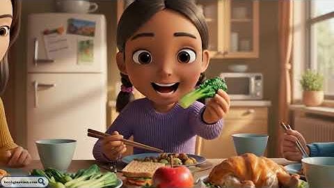 AI khởi động Khoa học 4 cánh diều Bài 18: Chế độ ăn uống