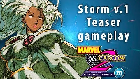 Marvel vs Capcom 2 M.U.G.E.N. Project - Storm v1 Teaser Gameplay