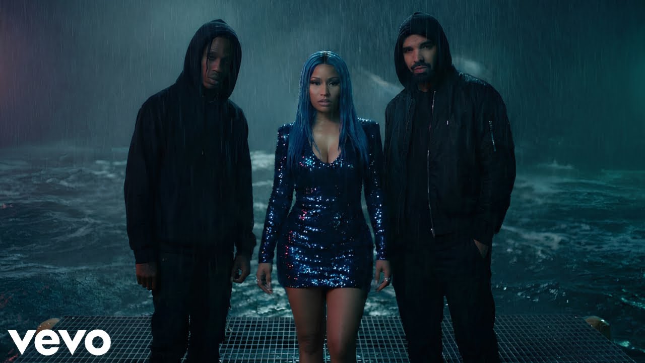 Nicki Minaj ft. Drake, Travis Scott - OCEAN FLOOR  | AI Music Video