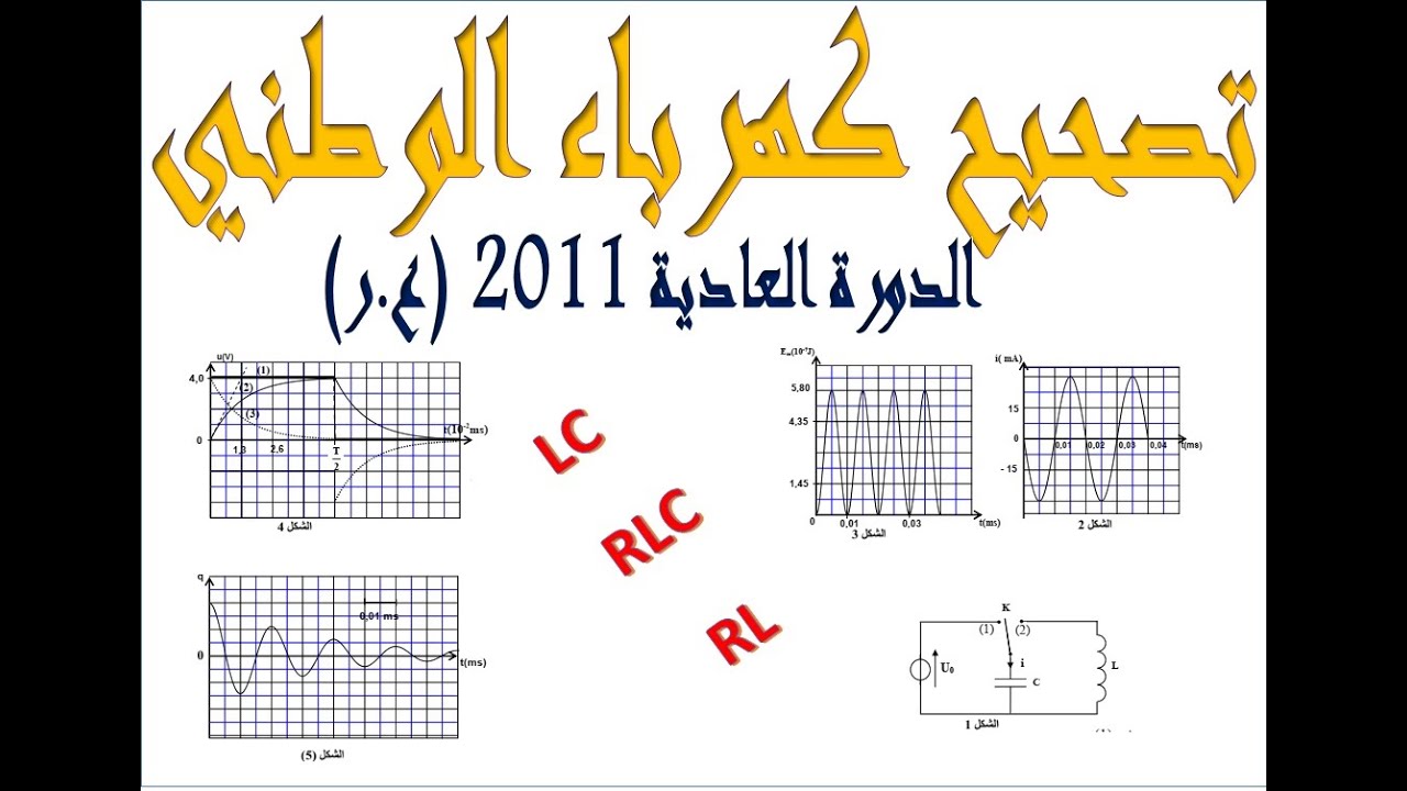تصحيح كهرباء الوطني الدورة العادية 2011 ع ر