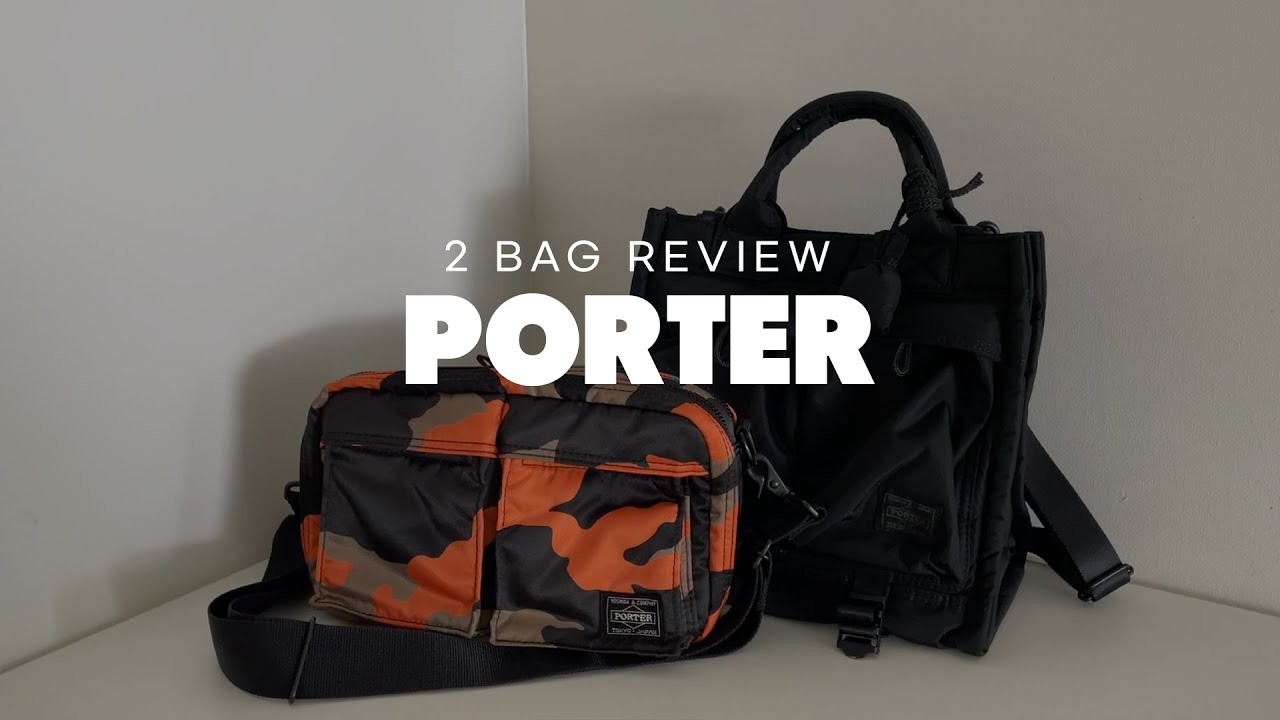 포터 가방 2종 리뷰 | PORTER | 센시즈토트백 / PS카모투웨이숄더백