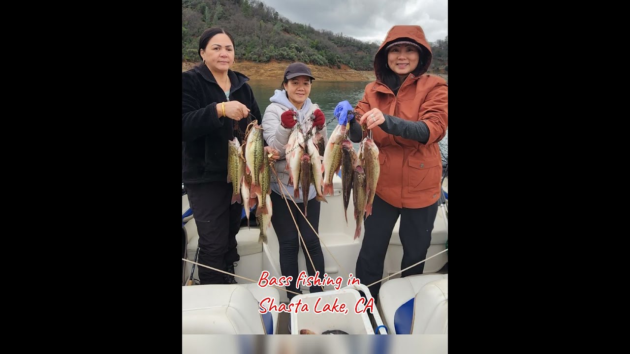 Bass Fishing in Shasta Lake, CA – 1.4.25