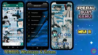 Tembus Whatsapp🔥 Update tema miui 11 terbaru tembus aplikasi sistem, mode gelap, & whatsapp terbaru screenshot 5