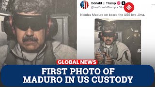 US President Donald Trump Releases First Photo of Maduro Aboard USS Iwo Jima screenshot 2