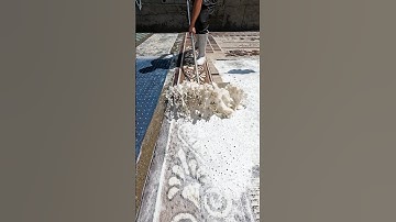 asmr foam scraping #asmr #satisfying #cleaning