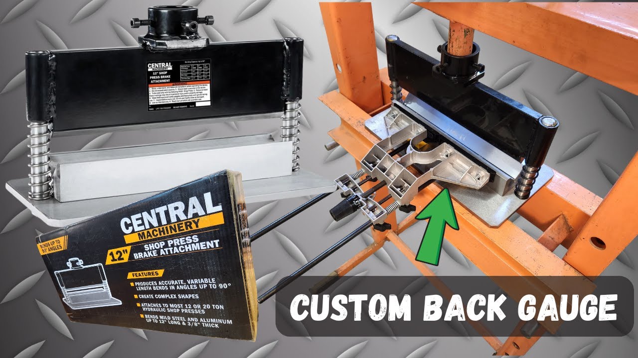 Harbor Freight — 12-дюймовая насадка для листогибочного пресса | Распаковка, сборка и изготовлени...