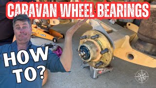 Caravan Service: How To Grease &amp; Change Wheel Bearings: Step By Step Guide