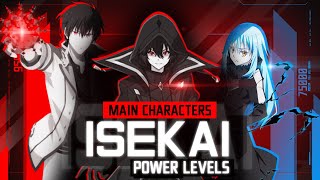 Most Powerful Isekai Characters [PROTAGONIST] [POWER LEVELS] [60FPS] [SPOILERS]