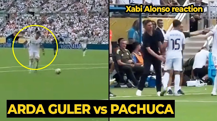 Xabi Alonso reaction after Arda Güler goal, Bellingham & Valverde goal, Asencio red card vs Pachuca