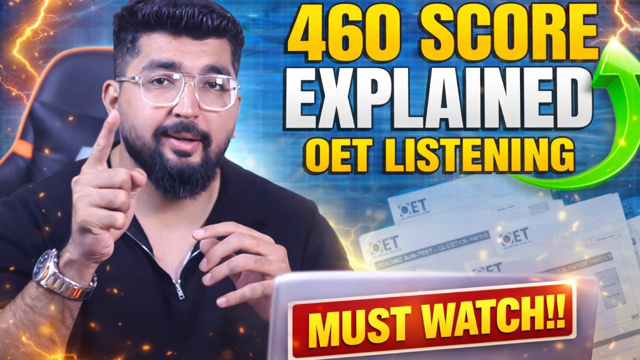 OET Listening Mastery: Exact Steps I Used to Score 460