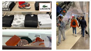 Lacoste new collection of shirts and t-shirts