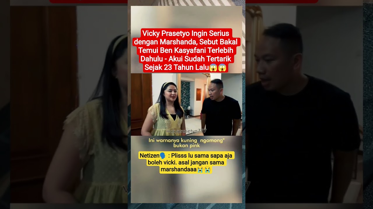 Vicky Prasetyo gombalin Marshanda 