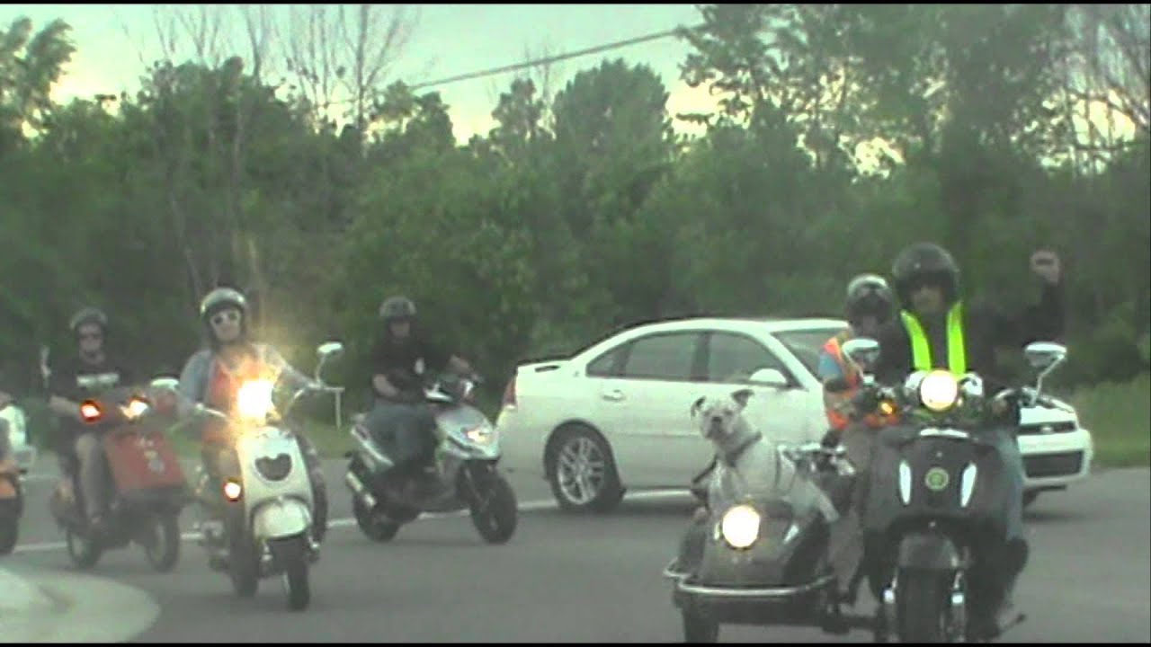 Grand Rapids Scooter Michigan Znen Mopeds Sunday Group Moped Ride with