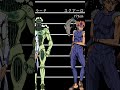 #shorts ジョジョ5部『黄金の風』キャラクターの身長比較