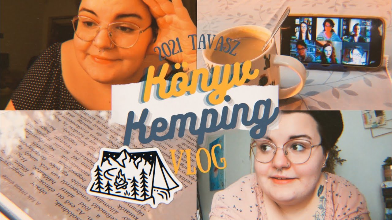 olvasó vlog 001: Könyv Kemping 2021 tavasz 🌳 🏕🌠