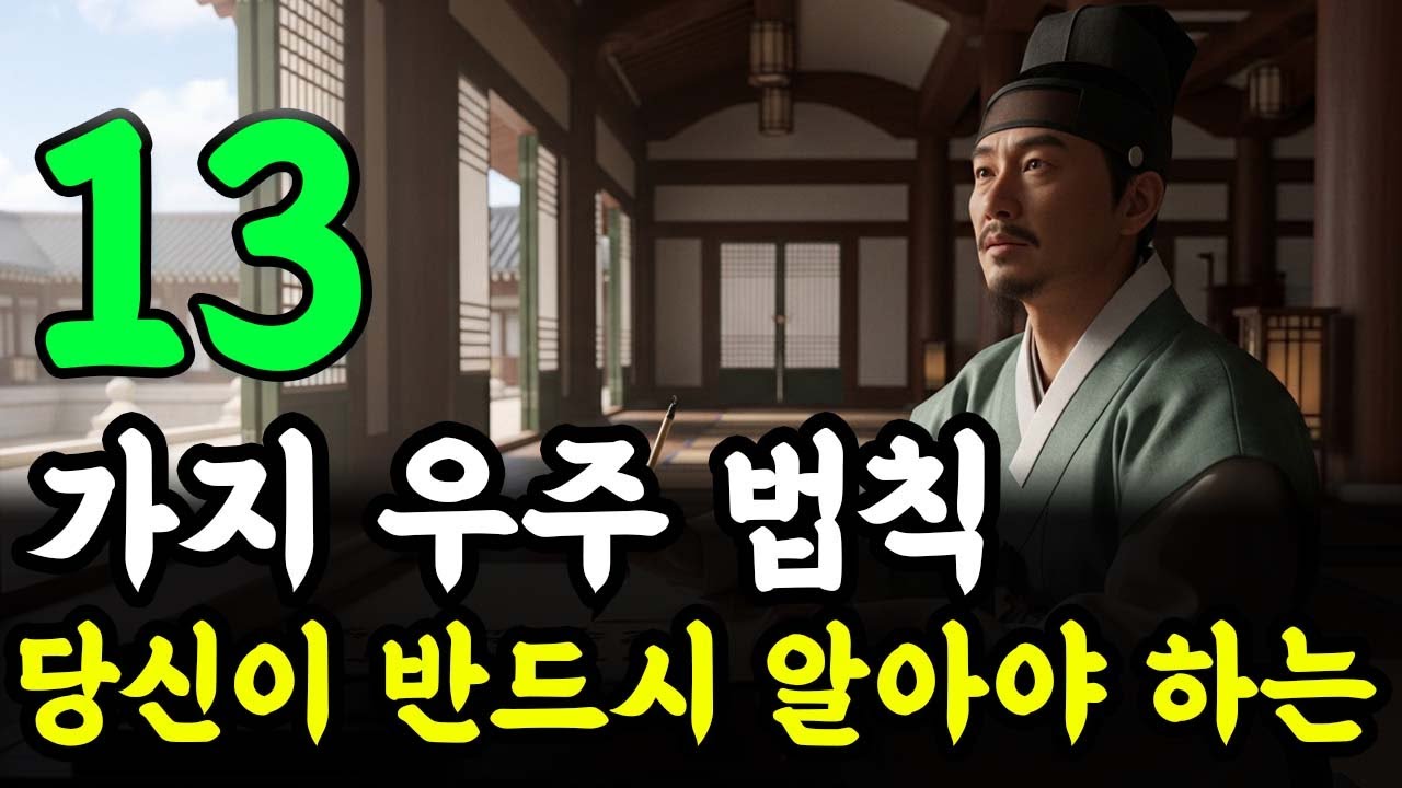 법칙을 이해한 자는 자신의 운명을 스스로 다스린다 | 인생의 13가지 법칙 | 인생 철학 | 고인의 가르침