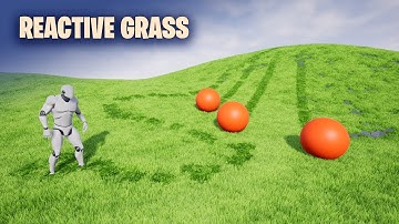 Unreal Reactive Grass System with Runtime Virtual Textures