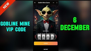 6 December Goblin Mine Game Code | Goblin Mine Game VIP Code | Goblin Mine Game Daily Code