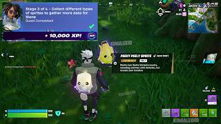 How To Collect Different Types Of Sprites To Gather More Data For Slone Fortnite Locations Quest