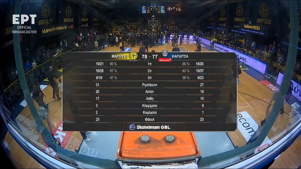 Stoiximan GBL 2025-2026 | Μαρούσι Chery- Καρδίτσα ΙΑΠΩΝΙΚΗ | 19η Αγωνιστική | Αγώνας