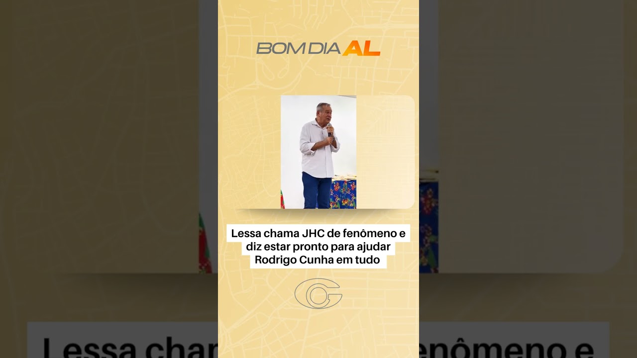 Lessa chama JHC de fenômeno e diz estar pronto para ajudar Rodrigo Cunha em tudo