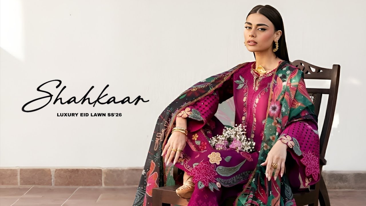 Jazmin Luxury Eid Lawn Collection 2026 | Jazmin Spring Summer UnstitchedLawn Collection 2026