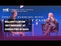 Hillary Clinton “not shocked” by casualties in Gaza