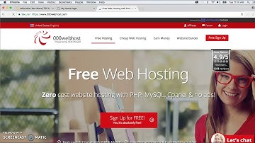 Setting Free Webhosting 000webhost com