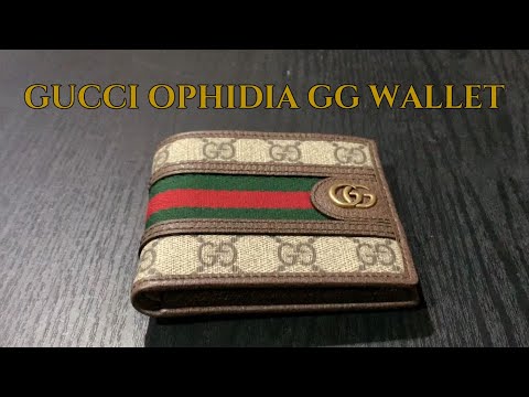 Gucci Ophidia GG Wallet Unboxing - YouTube