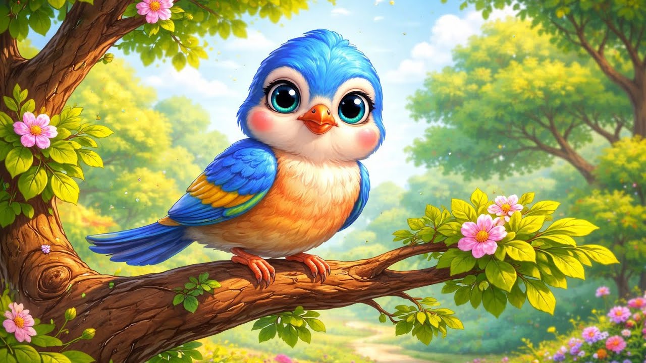 Chirya Rani 🐦🎶 | Sweet Bird Song for Kids | Hindi Nursery Rhyme | Cartoon Rhymes🥁