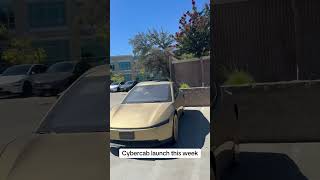Tesla Cybercab launch is this week #fyp #viral #tesla #cybercab #teslatok