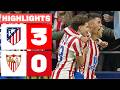 Atlético de Madrid Domina a Sevilla con un 3-0 en La Liga ⚽