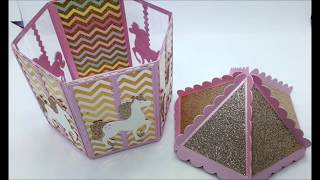 KSCRAFT FANCY CAROUSEL BOX TUTORIAL /#aliexpresshaul #aliexpresscuttingdies